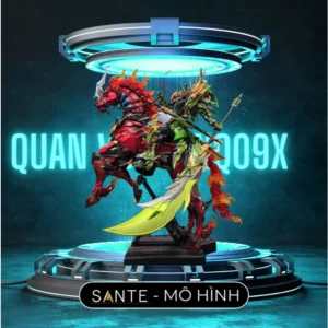 Mô Hình Ráp Sẵn Khung Kim Loại MNQ-XH09X Guan Yu - Quan Vũ (kèm Ngựa) của Motor Nuclear